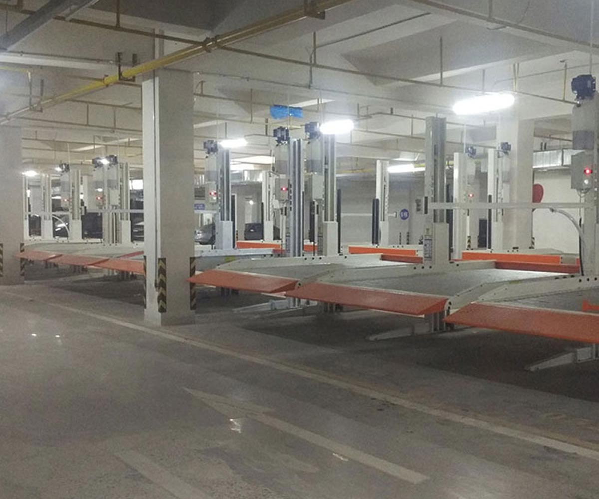 白云雙層簡易升降機械立體停車設(shè)備回收