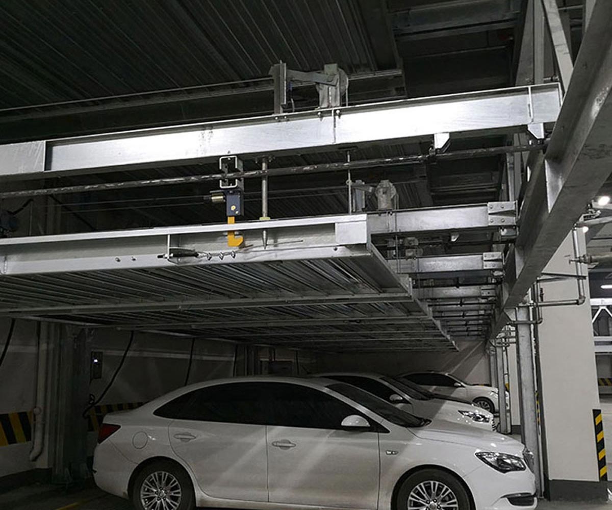 白云2層簡易升降機械停車庫回購