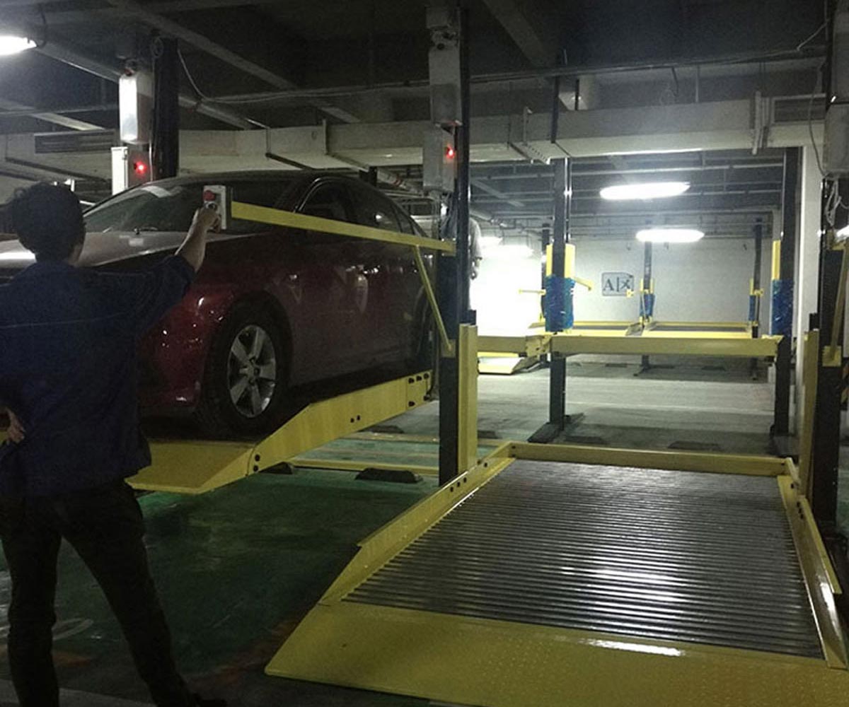 畢節(jié)兩層升降停車立體車庫回收