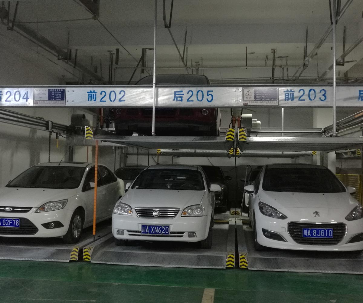 陜西二層升降橫移機(jī)械停車位